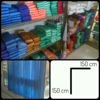 PREMIUM [150 x 150] Gorden / tirai pintu jendela rumah polos minimalis