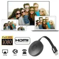WiFi Wireless Display Dongle for Wireless HDMI Adapter Portable TV Receiver Airplay Dongle from Phone to Screen Miracast Support