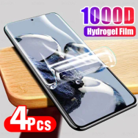 4pcs 1000D Hydrogel Film For Xiaomi 12T 11T Mi 10T Pro 5G Screen Protector Not Glass Xaomi T12 T11 T10 Mi12T Mi11T Mi10T 12TPro
