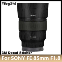 For SONY FE 85mm F1.8 Lens Sticker Protective Skin Decal Film Anti-Scratch Protector Coat 1.8/85 FE85 FE85mm FE85/1.8 f1.8