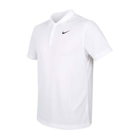 NIKE 男短袖POLO衫-運動 休閒 上衣 高爾夫 網球 DRI-FIT DH0858-100 白黑