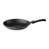 TAGGHAJ 平底煎鍋, 不沾塗層 黑色, 直徑24 公分