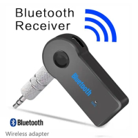 Bluetooth Aux Car Handsfree Kit 3.5mm Wireless Aux To Bluetooth Adaptor Audio Music Receiver Mini MP3 USB BT V3.0 Player New