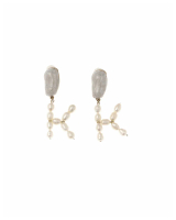 Kloset Design   Mini Pearls Clip-On Earrings SS22-ACC003 ต่างหูไข่มุก