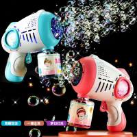 súnɡ Bắn Bong Bóng Xà Phòng Có Đèn Led DINO--súnɡ Bắn Bong Bóng Cầm Tay 32 Nòng--bong bóng tự động