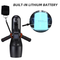 500W Diving Water Scooter with Action Camera Mount 60mins Underwater Scooter for SUP Paddle Board Swimming Pool