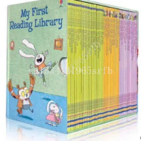 50 Books/Set Usborne My First Reading Library English Picture Books Baby Early Childhood Words Learning Gift for Kids