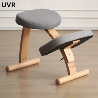 UVR Ergonomic Office Chair for Home Use Children Study Chair Kneeling Chair Sponge Cushion Lift Adjustable Computer Chair