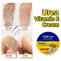 Anti Crack Foot Cream Drying Cracked Feet Repair Care Hand Dead Skin Removal Heel Cracking Urea Vitamin E Moisturizing Mask 120g