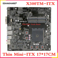Qriginal new ASRock X300 X300TM-ITX Motherboard supports four generations of Ruilong mini host all-in-one machine 100% TEST OK