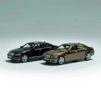 Diecast Original 1:64 Scale Limited Edition Simulation Alloy Car S600L Benz S-Class W221 Model Static Collectible Toy Gift