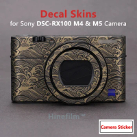 RX100 M4 \ M5A Camera Decal Skin Protective Film for SONY RX100 IV / RX 100 V Protector Cover Film Sticker Wraps Cover Case