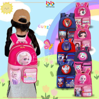 Durable 35cm Kindergarten School Bag for Boys and Girls Elsa Ultraman Kindergarten School Bag Backpa
