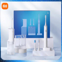 XiaoMi Oral Hygiene Set ortable Oral Irrigator T500 MIJIA Electric Toothbrush Xiaomi Mijia Gift Box Discount Set MES601