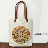 Totebag Souvenir Hari Guru Tas Canvas Hari Guru GURU-06