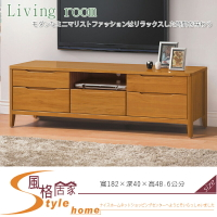 《風格居家Style》米堤柚木6尺長櫃/電視櫃 238-9-LL