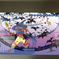 Digimon Playmat Gatomon Wizardmon DTCG CCG Mat Trading Card Game Mat Duel Board Game Pad Desk Pad Anime Mousepad &amp; Bag 60x35cm