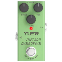 Guitar Effect Pedal Vintage Overdrive Classic Tube Screamer Overdrive Effect Electric Guitar Pedal True Bypass Guitar Accessorie