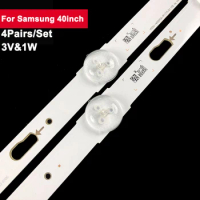 3V Tv Backlight Led For Samsung 40inch S_5U75_40_FL_R05_REV1.4_150514 4Pairs/Set Led Light Strip Repair UN40JU6500AFXZA UE40KU60