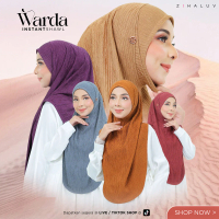 Zihaluv - Tudung Warda Instant Shawl - Pleated Crinkle- Berdagu - Bidang 55