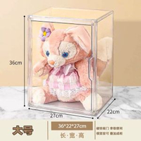棉花娃娃公仔全透明玲娜貝兒玩偶盲盒亞克力收納盒人偶防塵展示架-⭐特惠福利⭐大號【3個裝】橫豎都可放 均碼-款式2