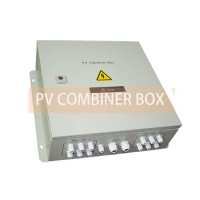 4 Array Strings 1/2 output Power System Solar PV Combiner Box