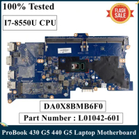 LSC Refurbished For HP ProBook 430 G5 440 G5 Laptop Motherboard With I7-8550U CPU L01042-601 L01042-001 DA0X8BMB6F0 DDR4 MB