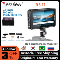Desview Bestview R5 II R5II 4K HDMI Touch Screen HDR 3D LUT Monitor 5.5 inch Full HD 1920x1080 IPS Display Field for DSLR Camera