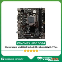 VenomRX Motherboard H110 Mobo Intel DDR4 LGA1151 With NVMe Garansi Resmi