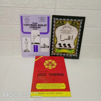 paket 3 buku Juzz Amma Buku Iqro Dan Tuntutan Shalat iqro  1  sampai  iqro  6