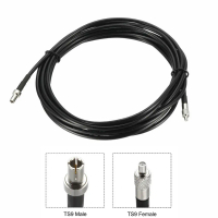 Cáp kéo coaxi RF TS9 đực sang TS9 cái, RG174, dùng làm cáp jumper, dài 2 m (6.6 ft)
