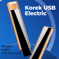 Korek Api Elektrik Korek USB Electric Lighter Rechargeable Korek Tahan Angin
