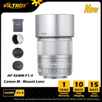 VILTROX 56mm F1.4 Canon Lens EF-M Large Aperture Auto Focus Portrait Lens APS-C Prime Lens For Canon EOS M M5 M10 Cameras Lenses