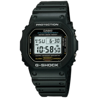 CASIO 卡西歐 G-SHOCK 街頭潮流電子手錶(DW-5600E-1)
