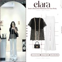 One set premium hijab style || Atasan Outer Kondangan + Bawahan Celana Cutbray + Inner Manset + Hija