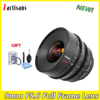 7artisans 14mm T2.9 Cine Lens Full Frame Large Aperture Manual Focus Lens For Sony E Nikon Z Leica L Canon RF Mount Camera RF R5
