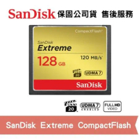 SanDisk Extreme 128GB CompactFlash 記憶卡 CF卡 (SD-CF120M-128G)