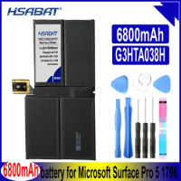 HSABAT DYNM02 G3HTA038H 6800mAh Battery for Microsoft Surface Pro5 1796 Batteries