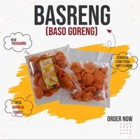 [5pcs] Basreng 22gr Kripik Kita – Bakso Goreng Kering Pedas Gurih Renyah Camilan Snack Kekinian