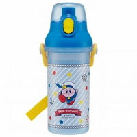 日本製 星之卡比 水壼瓶 兒童水樽 480ml 0.48L 直飲戶外旅 行超輕一按式直飲兒童水樽水瓶水壺 平行進口