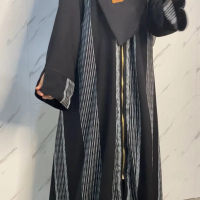 Abaya Salur Arab Fursan Muslim Wanita Gamis
