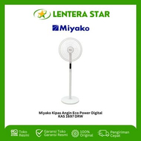 Miyako Kipas Angin KAS 1697 DRW 16 inch Remote Digital KAS1697DRW KAS-1697DRW Power Wind