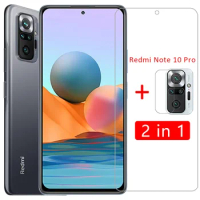 case on redmi note 10 pro cover screen protector tempered glass camera lens film for xiaomi redmy not note10pro protective coque