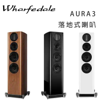 英國 Wharfedale AURA3 3音路落地喇叭/旗艦氣動高音Hi-Fi / 劇院揚聲器/對-鋼烤黑