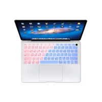 Slim US Version Thai Language Silicone Keyboard Cover Skin Keyboard Protector for MacBook New Air 13 A1932 2018
