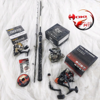 FREE SENAR & KAIL Joran set spinning Aewa sancai & reel milano / ply fish / HA / top joran carbon so