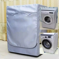 ผ้าคลุมเครื่องซักผ้า ฝาหน้าซัก-อบ 6-25kg กันUV️ กันฝุ่น กันแดด กันฝนสาด ที่คลุมเครื่องซักผ้า คลุมเคร