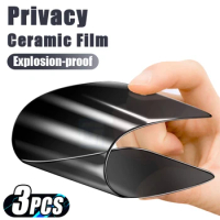 1-3Pcs Anti-spy Ceramic Soft Film For Xiaomi 13T 12T 11T 10T 9T Privacy Screen Protectors For Xiaomi Poco F5 F4 F3 X3 NFC X5 Pro