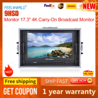 FeelWorld P173-9HSD-CO Monitor 1920 x 1080 display HDMI 3G-SDI DVI-I 4K30 17.3'' 4K Carry-On Broadcast Monitor 9HSD