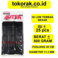 TERBARU!! ISI LEM TEMBAK ADTEK BESAR HITAM - GLUE STICK - LEM BAKAR - GLUE GUN